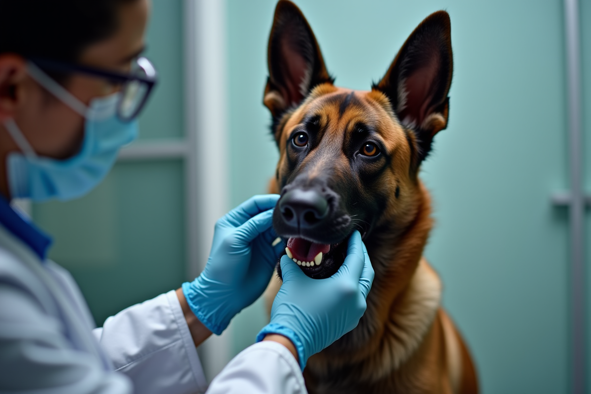 malinois mâchoire
