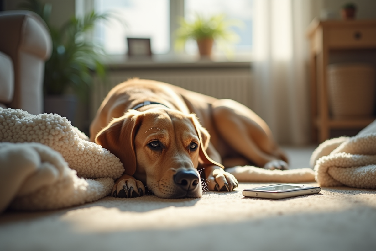 chien malade