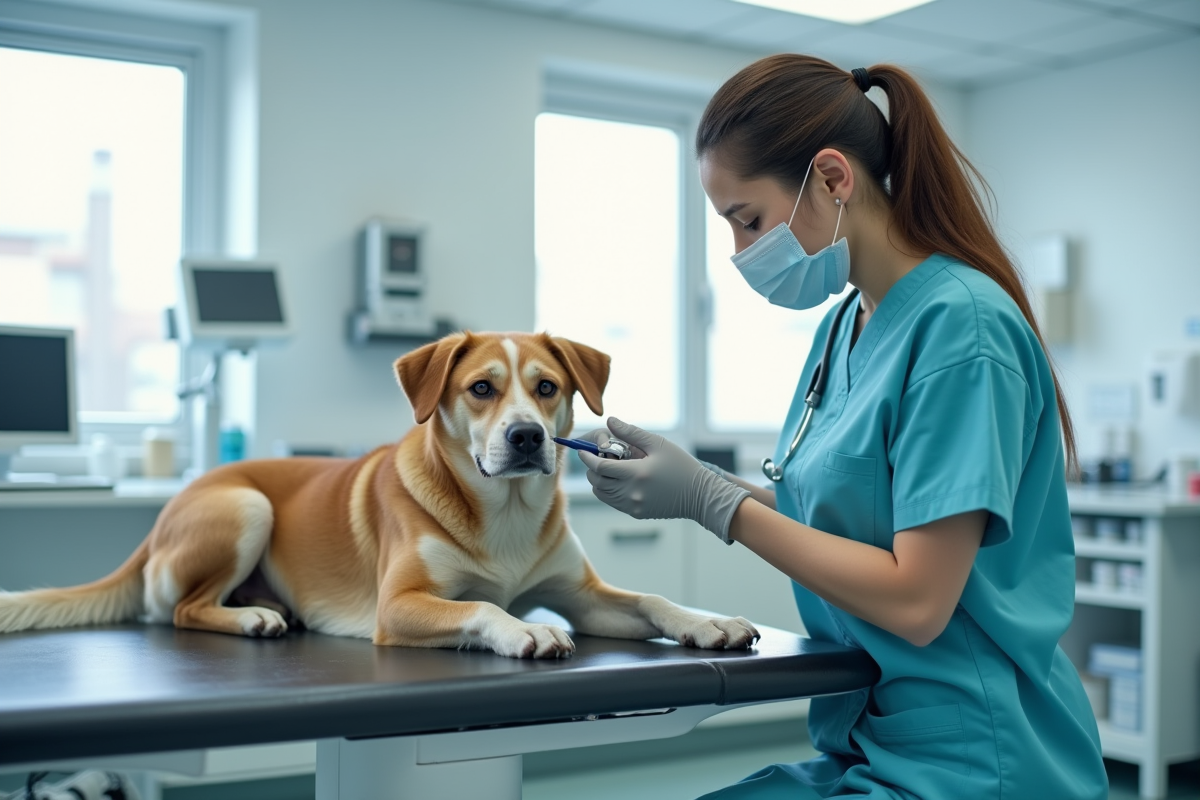 chien occlusion