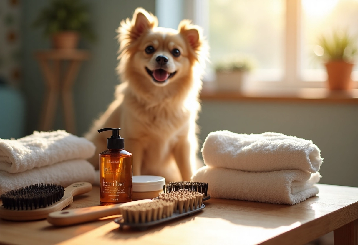 chien cheveux